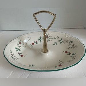 Pfaltzgraff Winterberry Oval Handled Candy Dish